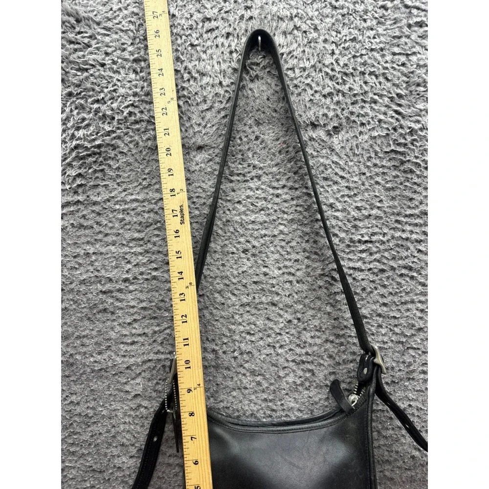Vintage Coach Janice Ricardi-Desantos Legacy Leather Crossbody‎ Bag Black 9950